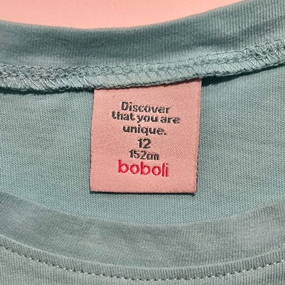 Never Worn! BOBOLI GIRLS BLUE DOG ASTRONAUT T-SHIRT - Picture 5 of 5